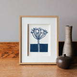 Cow Parsley Giclée Print - Blue