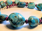 Vivid Blue Peruvian Necklace