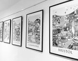 Cityscape Collection framed