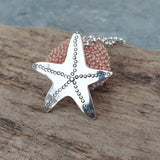 Silver Starfish Pendant - Hallmarked