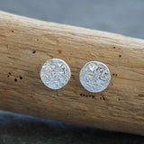 Starburst Floral Silver Studs