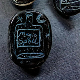 Magic Spell Potion Bottle - Ceramic Brooch