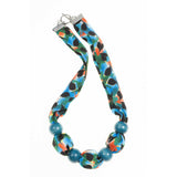 Hawthorn Short Necklace with Large Beads - Blue
