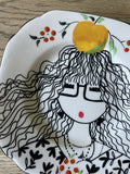 Illustrated Vintage Plate - CONNIE