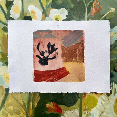 Autumn Trees II - Mono Print