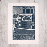 Limited Edition Gig Club at St Mawes Lino Print