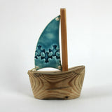 Sailing Boat - Ceramic and Wood - 3