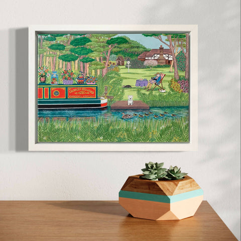 Canal Garden - Original Painting