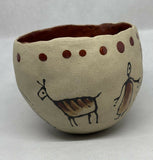 Hand Made Stoneware Pinch Pot - Ceramic