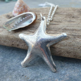 Silver Starfish Pendant