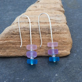 Glass Bead Drop Earrings