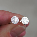 Starburst Floral Silver Studs