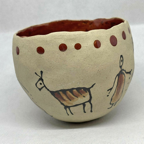 Hand Made Stoneware Pinch Pot - Ceramic
