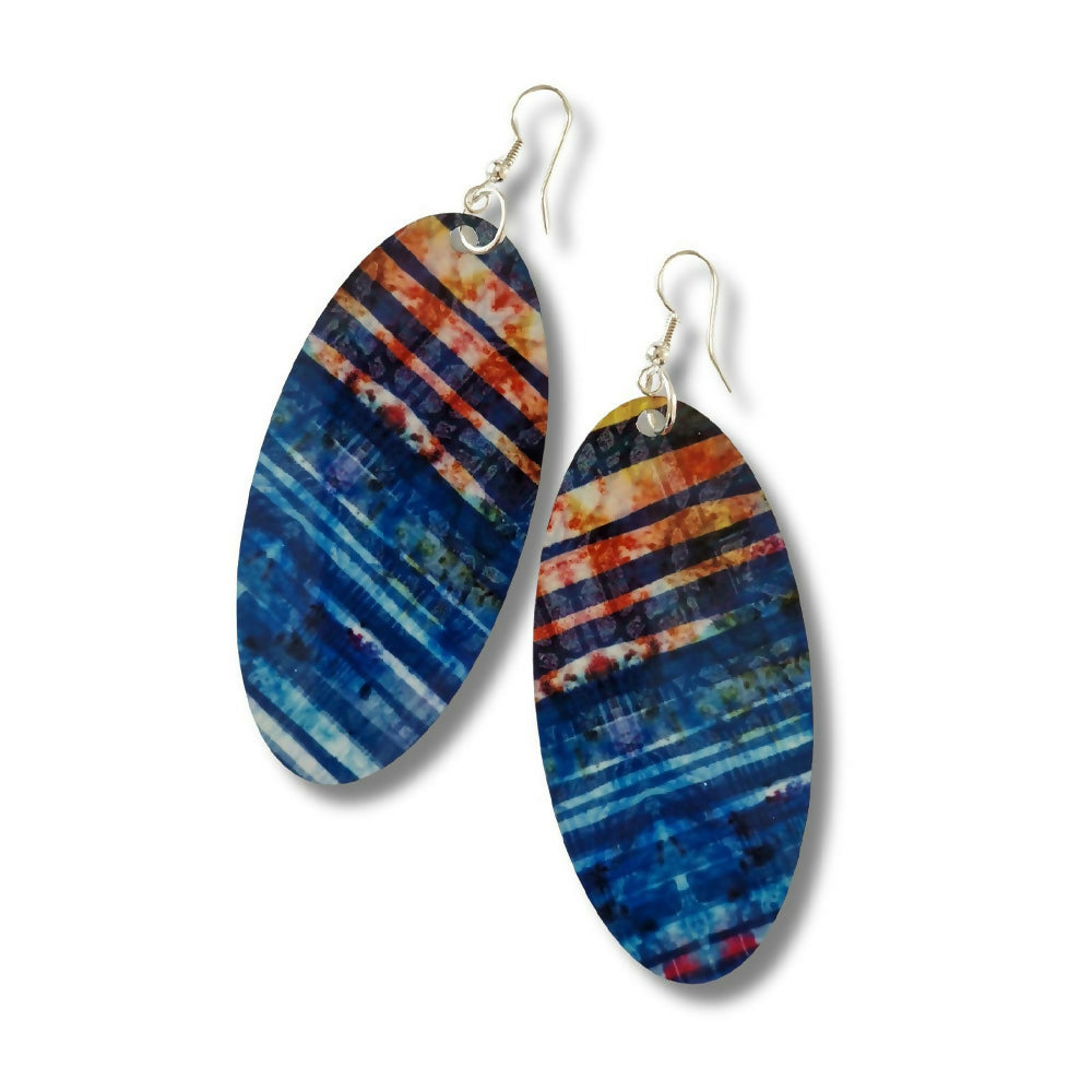 Into the Woods - Oval Drop Earrings