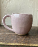 Handmade Coil And Pinch Pink Flower Cup
