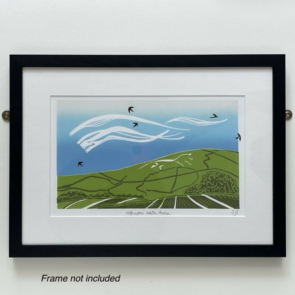 Uffington White Horse Giclee Print