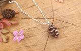 Curious Magpie Coppe Pinecone Necklace