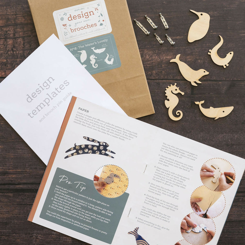 Design Your Own Brooches Kit - The Water's Lovely