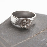 Sterling Silver Nest Ring - Size M
