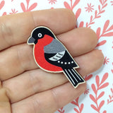 Bullfinch Pin Badge