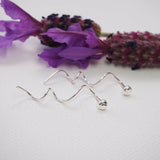 Silver Studs - Recycled Silver Spiral Earrings
