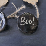 Boo - Ceramic Brooch