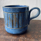 Handmade Sea Foam Blue Ceramic Cup