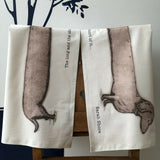Dachshund Tea Towel