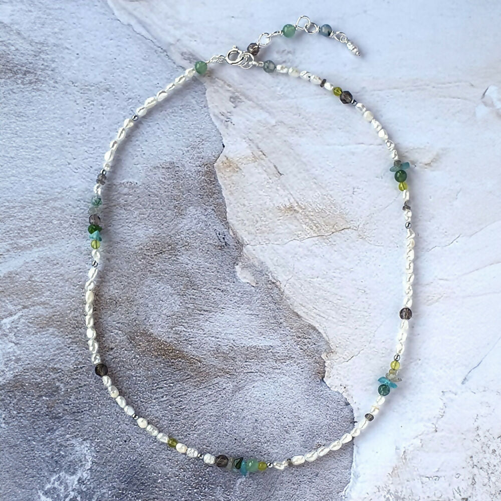 Fragment Pearl Necklace - Dawn