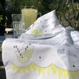 Lemonade Recipe Tea Towel