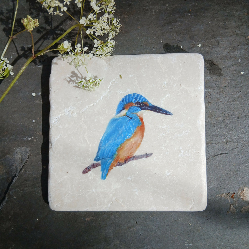 Marble Coaster - Kingfisher