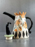 Magic Garden Tea/Coffeepot - handmade ceramic