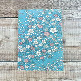 Blue Floral Kimono Silk - Journal