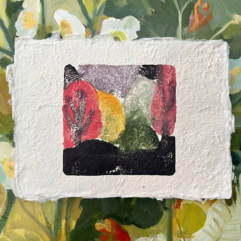 Autumn Trees III - Mono Print