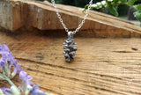 Curious Magpie Silver Pinecone Necklace 2
