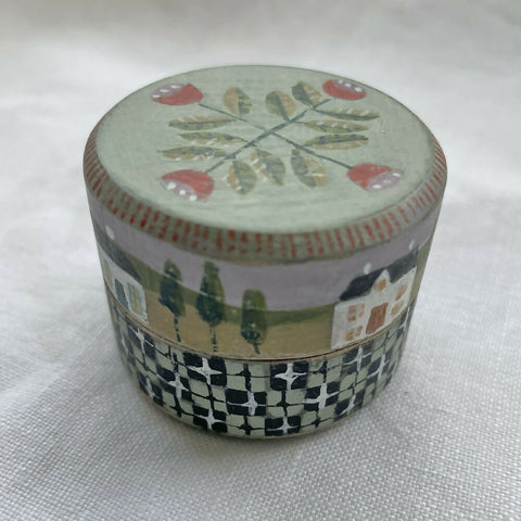 White Houses - Hand Painted Box