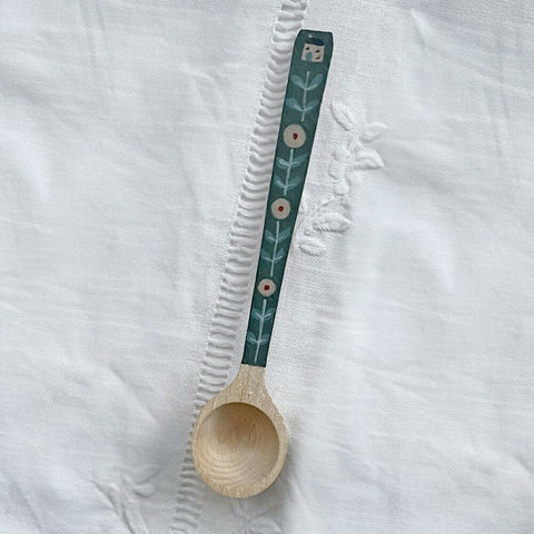 Pink House - Hand Painted Wooden Spoon