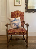 Blue Hound Cushion Cover - Screen Print