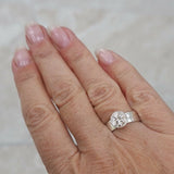 Sterling Silver Nest Ring - Size M