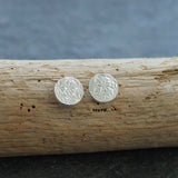 Starburst Floral Silver Studs