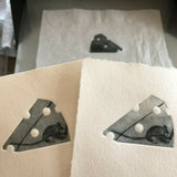 Mouse and Cheese - Etching Print