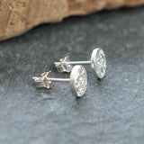 Starburst Floral Silver Studs