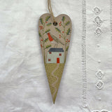 Robin - Wooden Hanging Decoration
