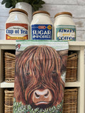 A Highland Hello - Tea Towel