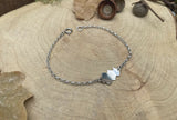 Silver Oak Leaf Bracelet by Curious Magpie Jewellery (3)