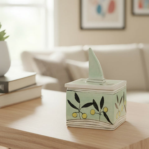 Goodtimes Keepsake Box - Handmade Ceramic