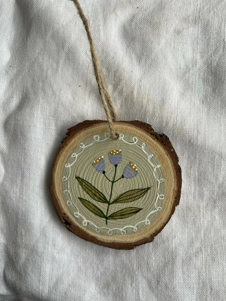 Lilac Flower Hanging Decoration Greeting Cards and Stationery