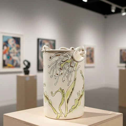 Love Pours Down vase - Handmade ceramic