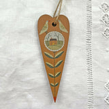 Winter House - Wooden Hanging Decoration