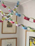 Marbled Paper Chains - For Birthdays, Easter, Christmas, and all Celebrations